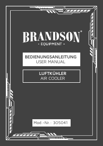Manuale Brandson 305041 Ventilatore