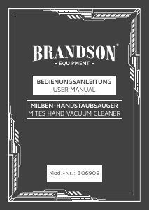 Manuale Brandson 306909 Aspirapolvere a mano