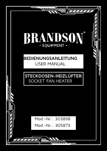 Mode d’emploi Brandson 303898 Chauffage