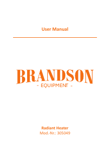 Manual Brandson 307374 Heater