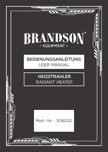 Bedienungsanleitung Brandson 308020 Heizgerät
