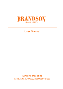 Bedienungsanleitung Brandson 304993 Eiswürfelbereiter