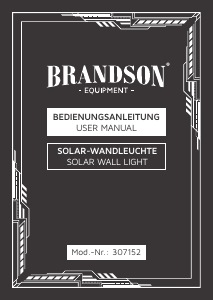 Bruksanvisning Brandson 307152 Lampa