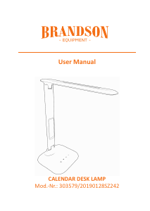 Bruksanvisning Brandson 303579 Lampa