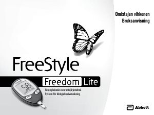 Käyttöohje Abbott FreeStyle Freedom Lite Verensokerimittari