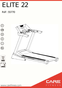 Bruksanvisning Care Fitness Elite 22 Löpband