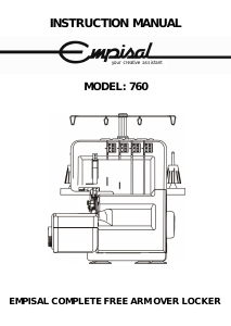 Handleiding Empisal 760 Naaimachine