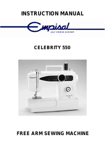 Manual Empisal Celebrity 550 Sewing Machine