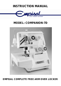 Handleiding Empisal Companion 7D Naaimachine