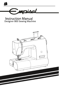 Manual Empisal Designer 800 Sewing Machine