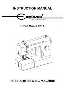 Manual Empisal Dress Maker 120A Sewing Machine