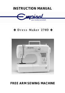 Manual Empisal Dress Maker 270D Sewing Machine