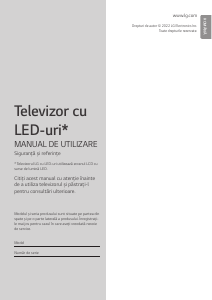 Manual LG 43UQ751C0LF Televizor LED