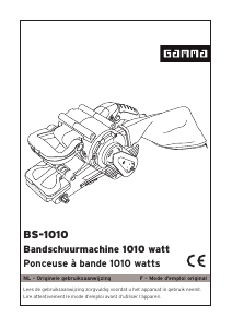 Handleiding Gamma BS-1010 Bandschuurmachine