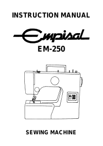 Manual Empisal EM-250 Sewing Machine