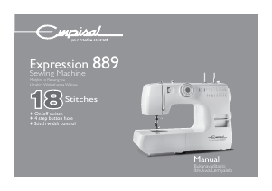 Handleiding Empisal Expression 889 Naaimachine