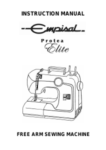 Handleiding Empisal Protea Elite Naaimachine