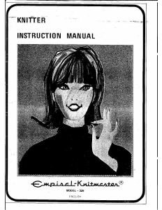 Manual Empisal Knitmaster 326 Knitting Machine