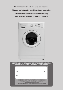 Manual Edesa L-2086X Washing Machine