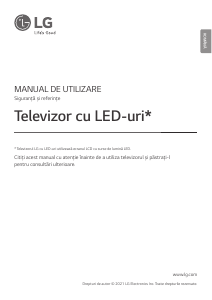 Manual LG 50UP751C0ZF Televizor LED