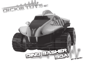 Bruksanvisning Dickie Toys Dino Basher Boa Radiostyrd bil