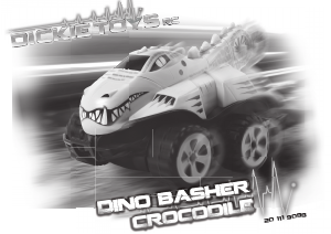 Руководство Dickie Toys Dino Basher Crocodile Радиоуправляемый автомобиль