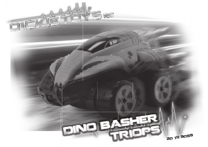 Kullanım kılavuzu Dickie Toys Dino Basher Triops Radyo-kontrol araba