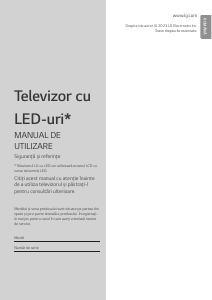 Manual LG 50UR781C0LK Televizor LED