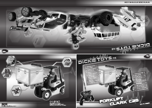 Εγχειρίδιο Dickie Toys Forklift Τηλεκατευθυνόμενο αυτοκίνητο