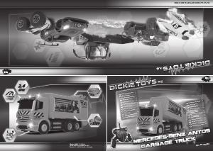 Priručnik Dickie Toys MB Antos Garbage Truck Automobil na daljinsko upravljanje