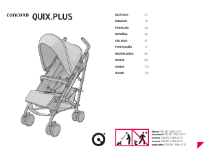 Manual de uso Concord Quix.Plus Cochecito