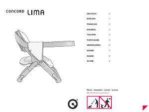 Manual de uso Concord Lima Silla alta de bebé