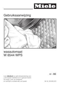 Handleiding Miele W 6544 WPS Wasmachine