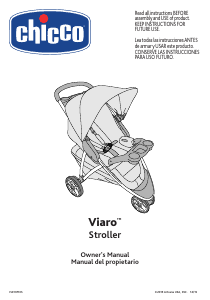 Manual Chicco Viaro Stroller
