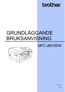 Bruksanvisning Brother MFC-J6910DW Multifunktionsskrivare