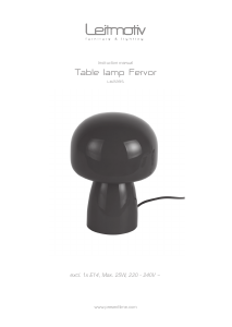 Manual Leitmotiv LM2285OR Fervor Candeeiro