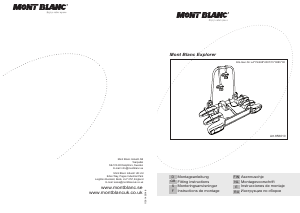 Használati útmutató Mont Blanc TowExplore 2 Kerékpáros ülés