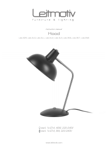 Manual de uso Leitmotiv LM1310 Hood Lámpara