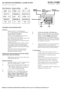 Manual de uso Karlsson KA5724 Reloj