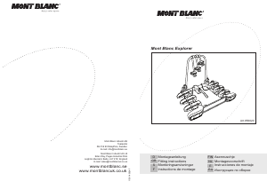 Manuál Mont Blanc TowExplore 3 Nosič jízdních kol