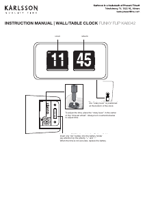 Manual de uso Karlsson KA6042RD Reloj