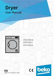 Manual BEKO DTGC 7000 S Dryer