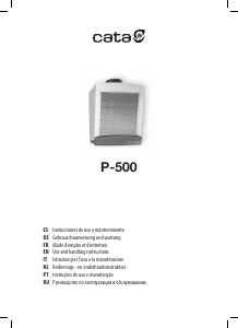 Manual de uso Cata PROFESSIONAL 500 GW Campana extractora