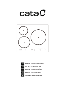 Manual de uso Cata INSB 6003E2 WH Placa
