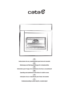 Manual Cata PR 6011 XGBK Forno
