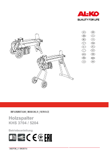 Manuale AL-KO KHS 3704 Spaccalegna