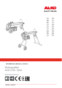 Manual AL-KO KHS 5204 Mașină de spintecat