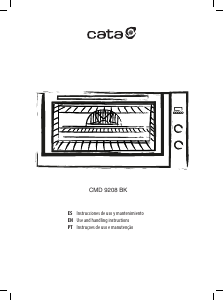 Manual de uso Cata CMD 9208 BK Horno