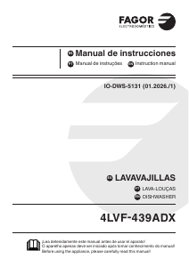 Manual Fagor 4LVF-439ADX Dishwasher