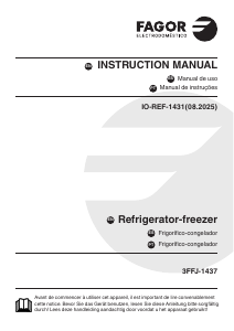 Manual Fagor 3FFJ-1437 Frigorífico combinado